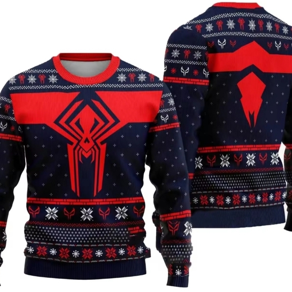 Spiderman christmas ugly sweater - Picture 2 of 7